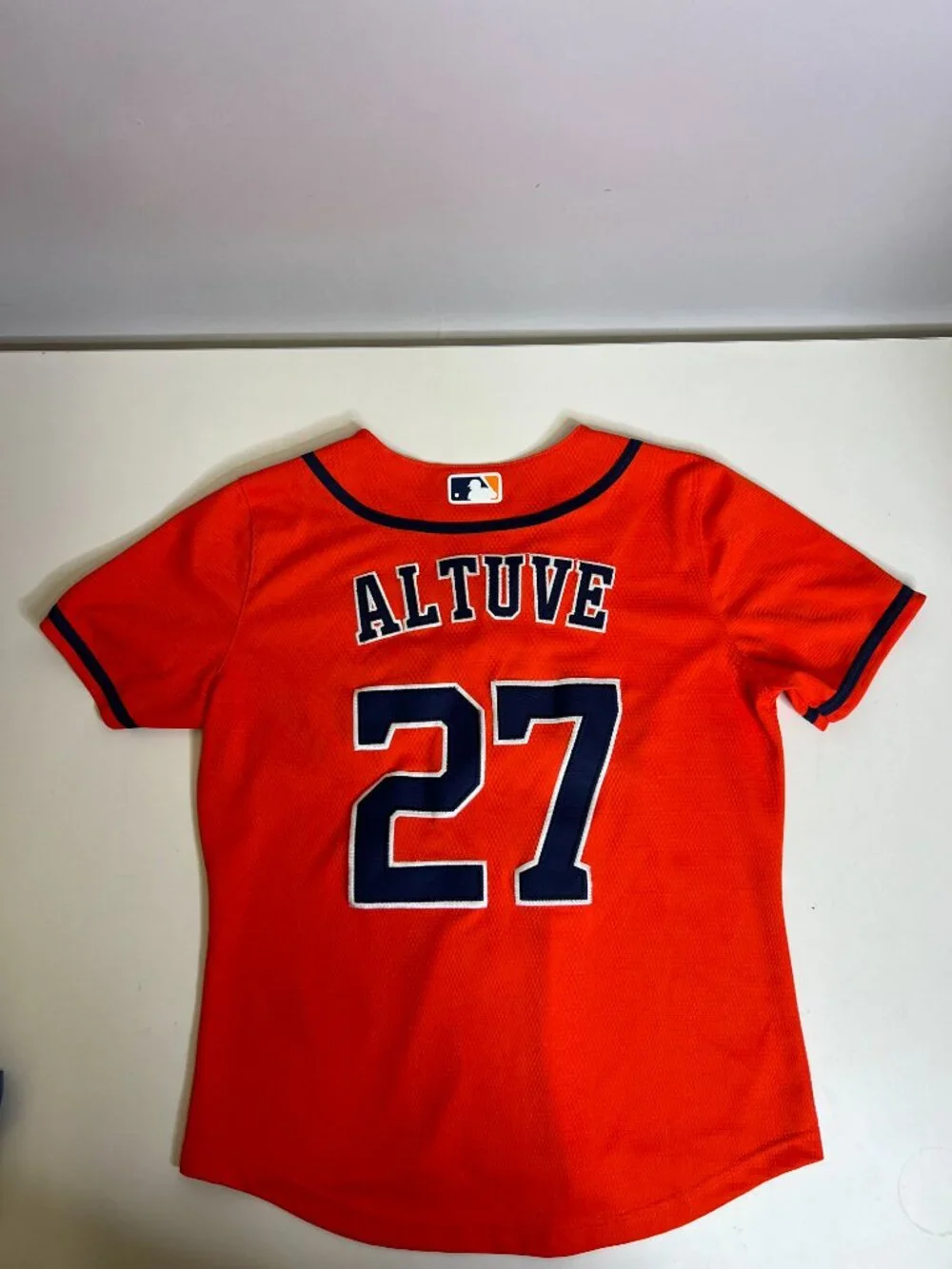 Youth Nike Jose Altuve Orange Houston Astros Alternate Limited Jersey - Mediu